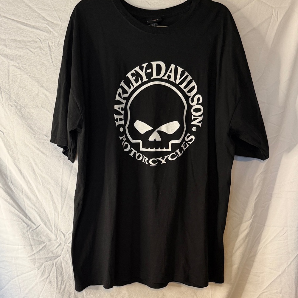 Harley-Davidson Black Tee W/Skull Design Arizona Dutchman Mine XXL Superstition